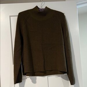 Eileen Fisher Women’s Turtleneck Olive Sweater
